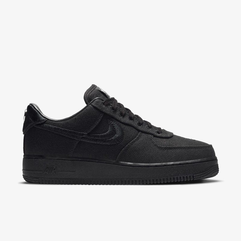 Stüssy x Nike Air Force 1 Black | CZ9084-001 | Grailify